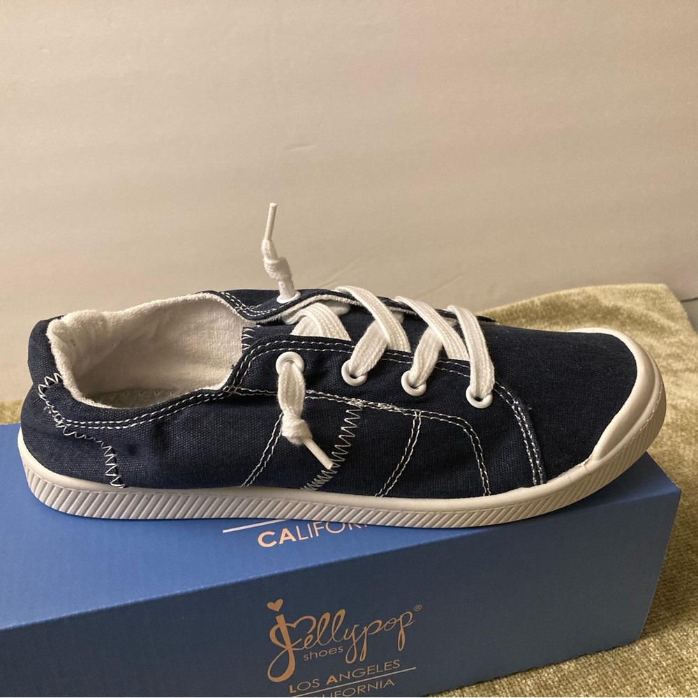 Jellypop Comfort Fit Florence J133KCA Navy Canvas 427 | NWT - Picture 7 of 9